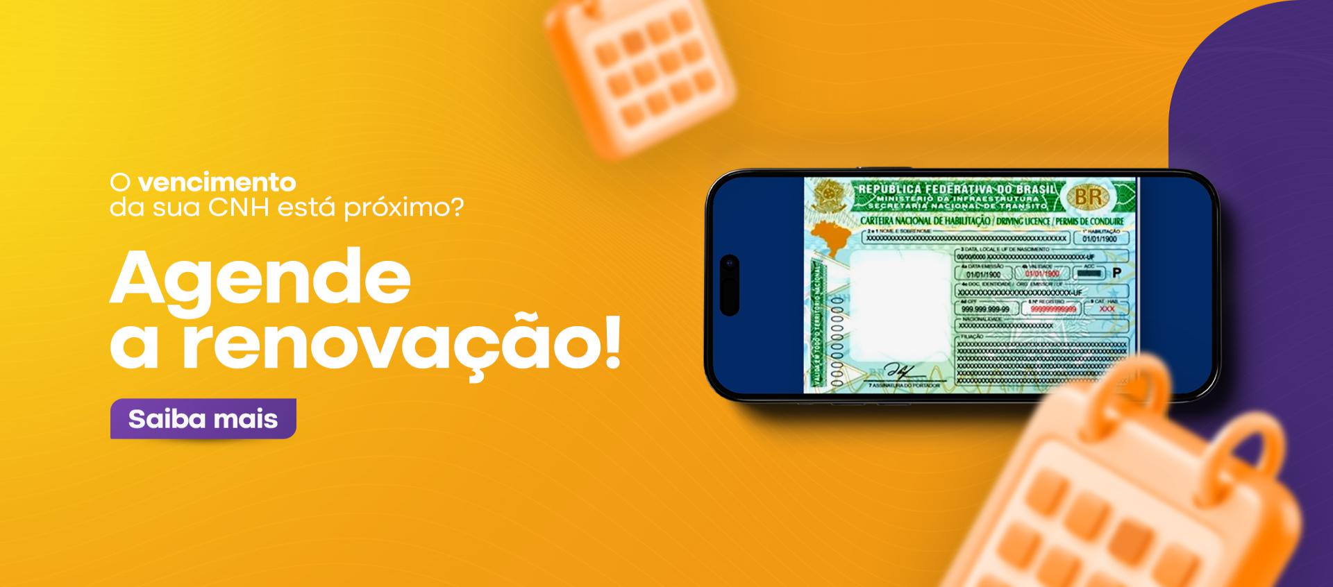 Agende sua renovaÃ§Ã£o
